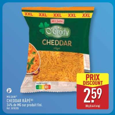 MILSANI CHEDDAR RÂPÉ