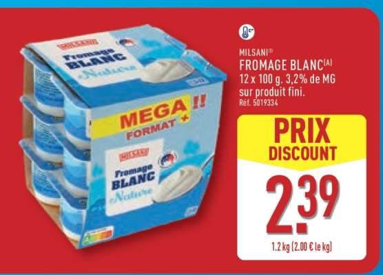 MILSANI FROMAGE BLANC