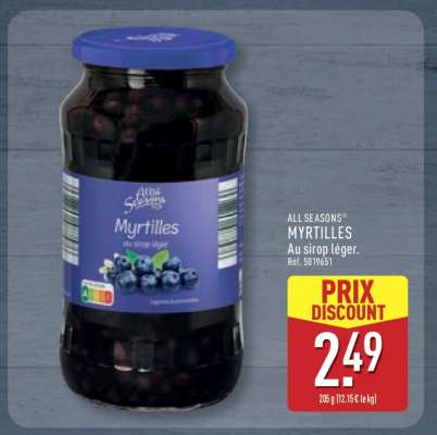 ALL SEASONS® MYRTILLES
