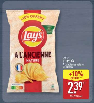 LAY'S® CHIPS À L'ANCIENNE Nature