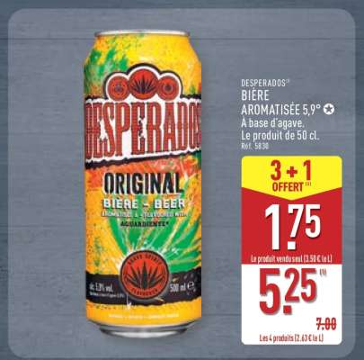 DESPERADOS  Bière aromatisée