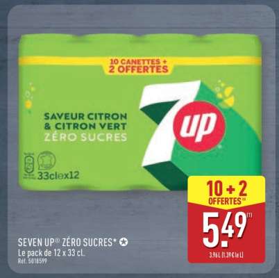 SEVEN UP® ZÉRO SUCRES