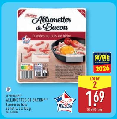LE MARSIGNY® ALLUMETTES DE BACON