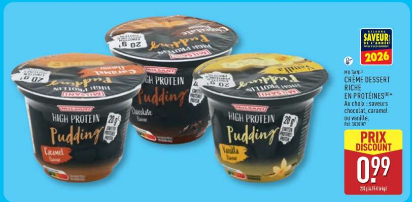MILSANI CRÈME DESSERT RICHE EN PROTÉINES