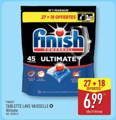 FINISH TABLETTE LAVE-VAISSELLE