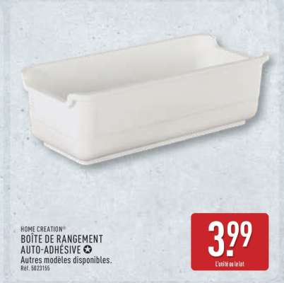 HOME CREATION® BOÎTE DE RANGEMENT AUTO-ADHÉSIVE