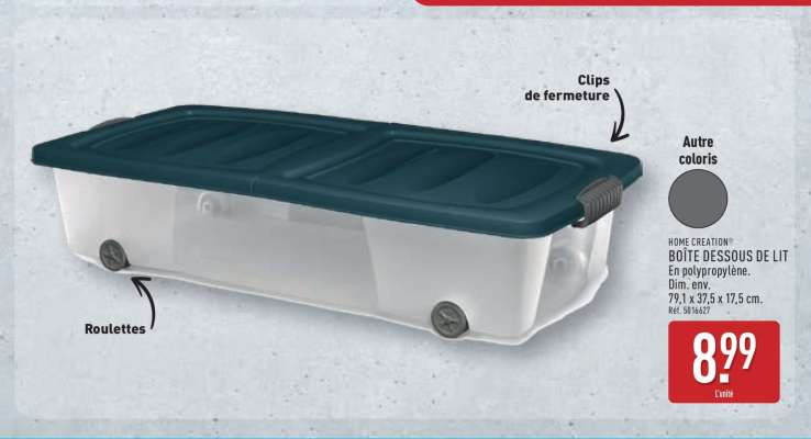 BOÎTE DESSOUS DE LIT