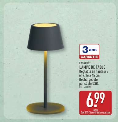 LAMPE DE TABLE
