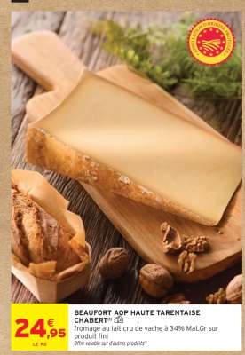 Beaufort AOP Haute Tarentaise Chabert