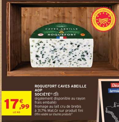 ROQUEFORT CAVES ABEILLE AOP SOCIÉTÉ
