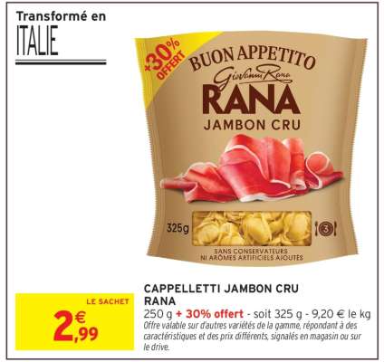 Cappelletti Jambon Cru Rana
