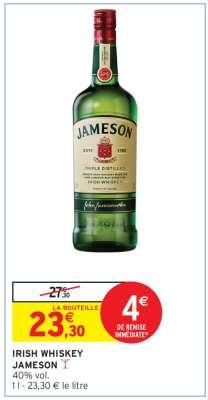 IRISH WHISKEY "JAMESON"