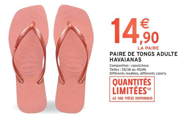 PAIRE DE TONGS ADULTE HAVAIANAS