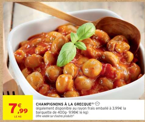 CHAMPIGNONS À LA GRECQUE
