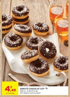 DONUTS CHOCOLAT X12