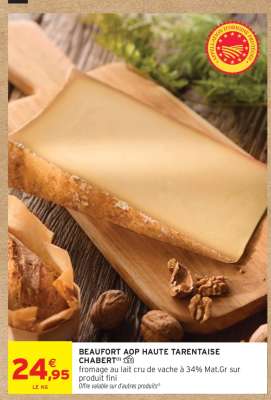 Beaufort AOP Haute Tarentaise Chabert