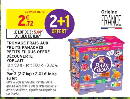 Petits Filous "Offre Découverte"