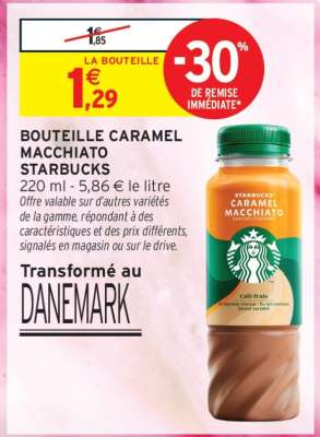 Bouteille Caramel Macchiato Starbucks
