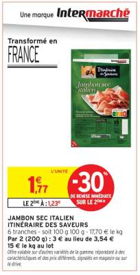 JAMBON SEC ITALIEN