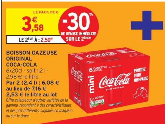 BOISSON GAZEUSE ORIGINAL COCA-COLA