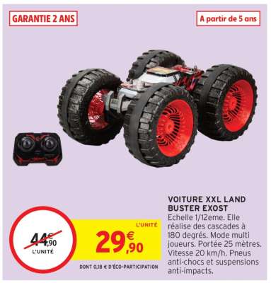 VOITURE XXL LAND BUSTER EXOST
