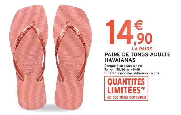 PAIRE DE TONGS ADULTE HAVAIANAS