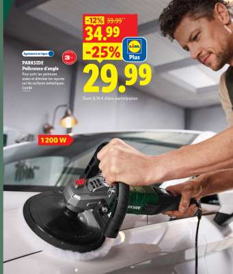 PARKSIDE Polisseuse d'angle