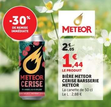 BIÈRE METEOR CERISE BARSSERIE METEOR