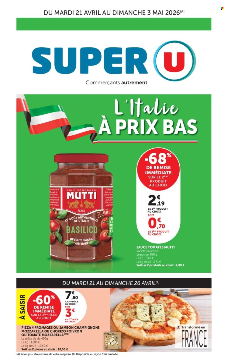 Catalogue SUPER U - 21/04/2026 - 03/05/2026. Page 1