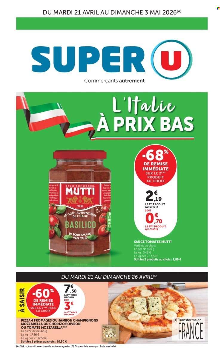 Catalogue SUPER U - 21/04/2026 - 03/05/2026.