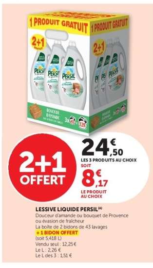 LESSIVE LIQUIDE PERSIL
