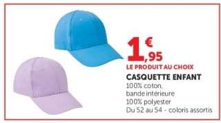 Casquette enfant