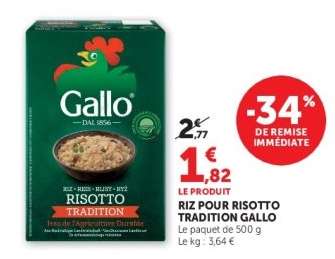 Riz pour Risotto Tradition Gallo