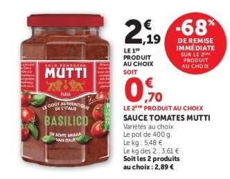 Sauce Tomates Mutti