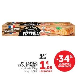 Pâte À Pizza Croustipate