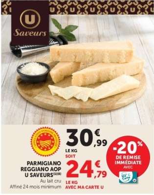 Parmigiano Reggiano AOP U Saveurs