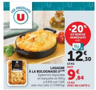 Lasagne à la Bolognaise U