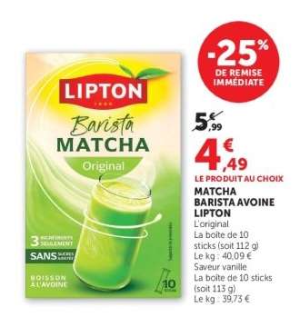 MATCHA BARISTA AVOINE LIPTON