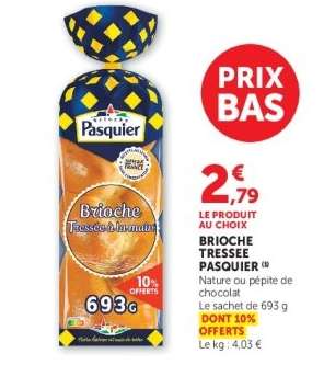 BRIOCHE TRESSEE PASQUIER
