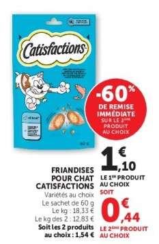 Friandises pour chat Catisfactions