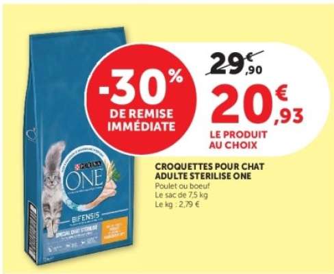 Croquettes pour Chat Adulte Sterilise One