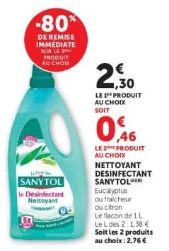 Nettoyant Désinfectant Sanytol