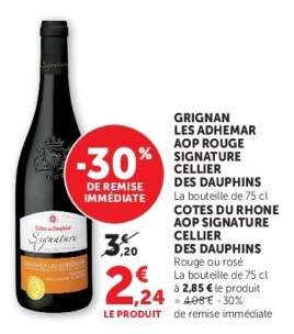 GRIGNAN LES ADHEMAR AOP ROUGE SIGNATURE CELLIER DES DAUPHINS