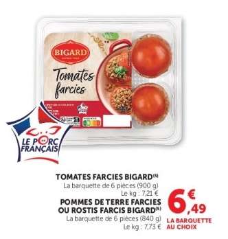 TOMATES FARCIES 'BIGARD'