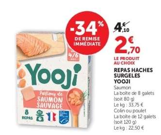 REPAS HACHES SURGELES YOOJI