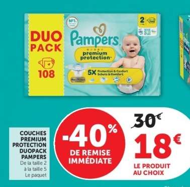 Pampers Premium Protection Duopack