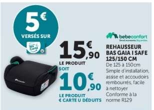 REHAUSSEUR BAS GAIA I SAFE 125/150 CM