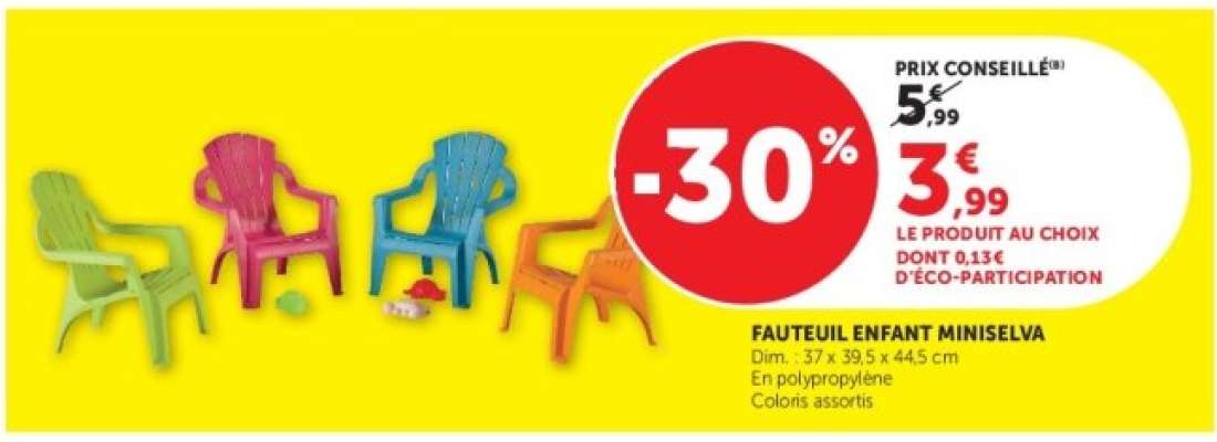FAUTEUIL ENFANT MINISELVA