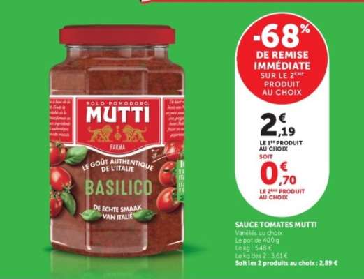 Sauce Tomates Mutti