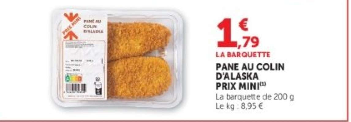 Pane au Colin d'Alaska Prix Mini